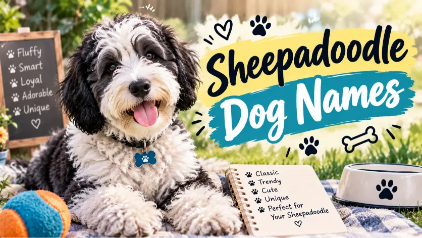 Sheepadoodle Dog Names With Name Generator